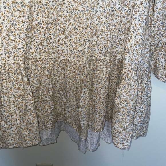 Billabong NWT Dream Isle Charmer Yellow Floral Dress Size Small Oversized - Picture 6 of 9